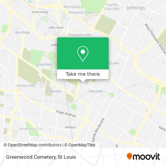 Mapa de Greenwood Cemetery