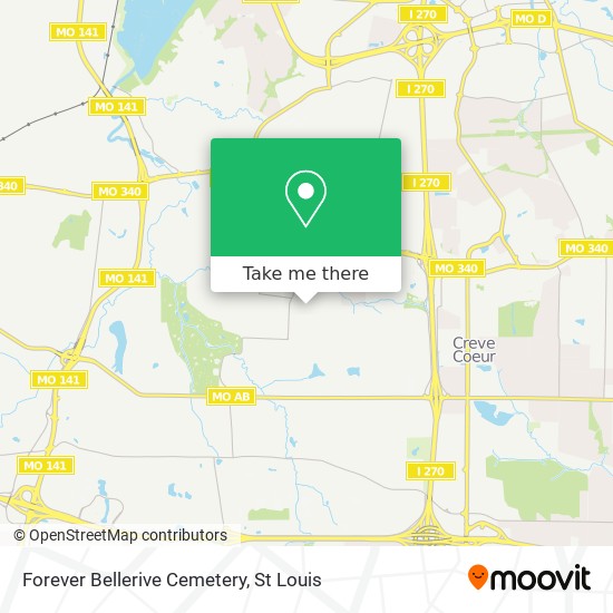 Mapa de Forever Bellerive Cemetery