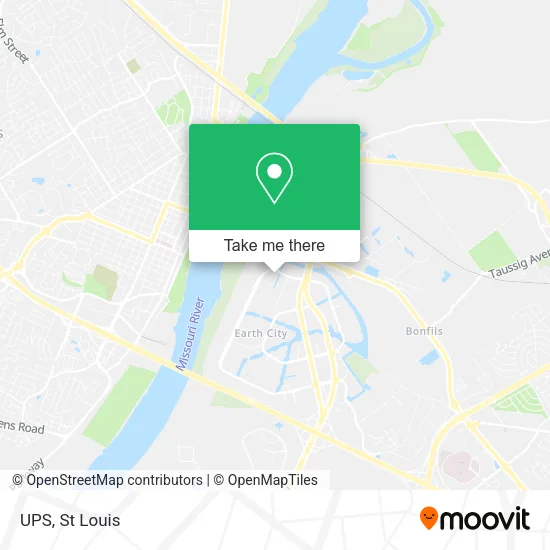 UPS map