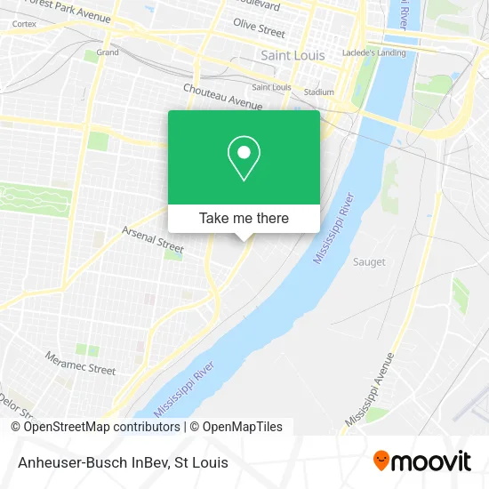 Anheuser-Busch InBev map