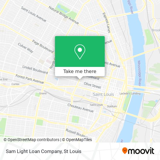 Sam Light Loan Company map