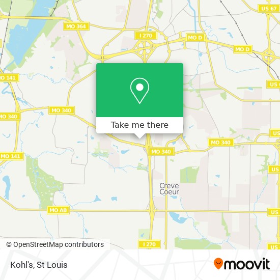 Kohl's map