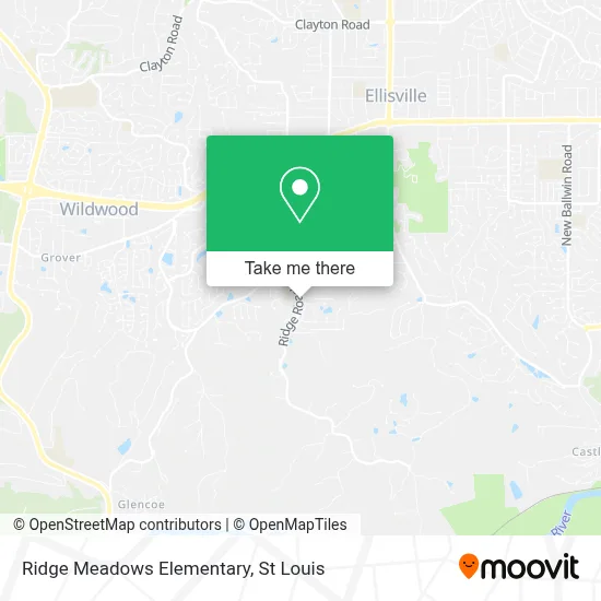 Ridge Meadows Elementary map