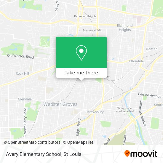 Avery Elementary School map