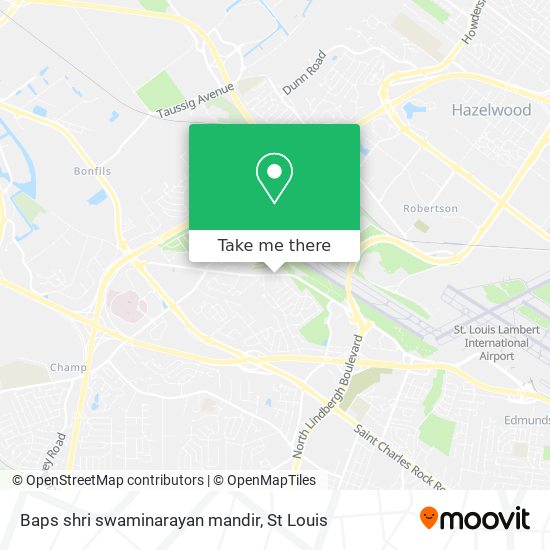 Baps shri swaminarayan mandir map