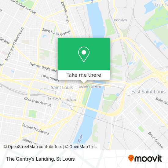 The Gentry's Landing map