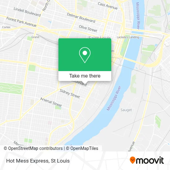 Hot Mess Express map