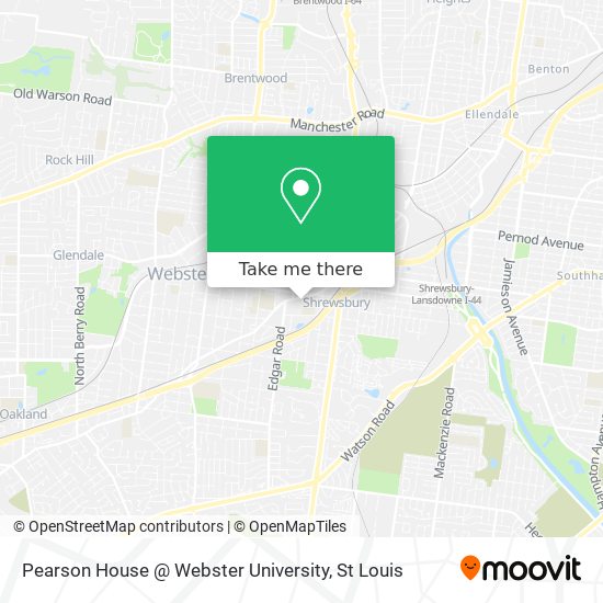 Mapa de Pearson House @ Webster University