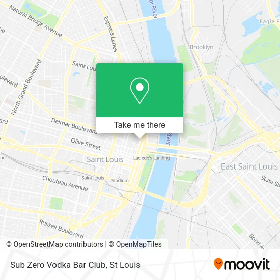 Sub Zero Vodka Bar Club map