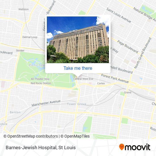 How to get to Barnes-Jewish Hospital in St. Louis by Bus or Metro | Moovit