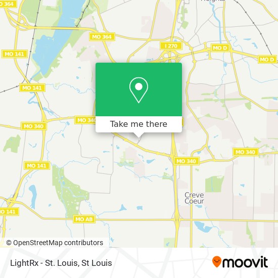 LightRx - St. Louis map