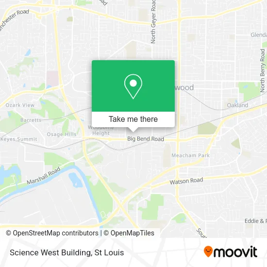 Mapa de Science West Building