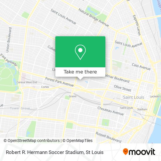 Mapa de Robert R. Hermann Soccer Stadium