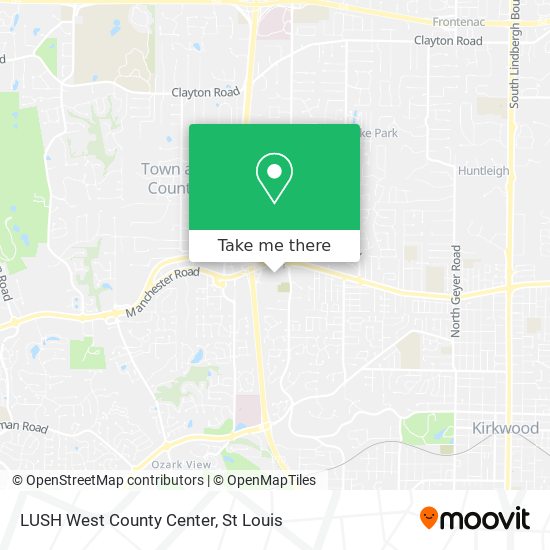 West County Center Map How To Get To Lush West County Center In Des Peres By Bus Or Metro?
