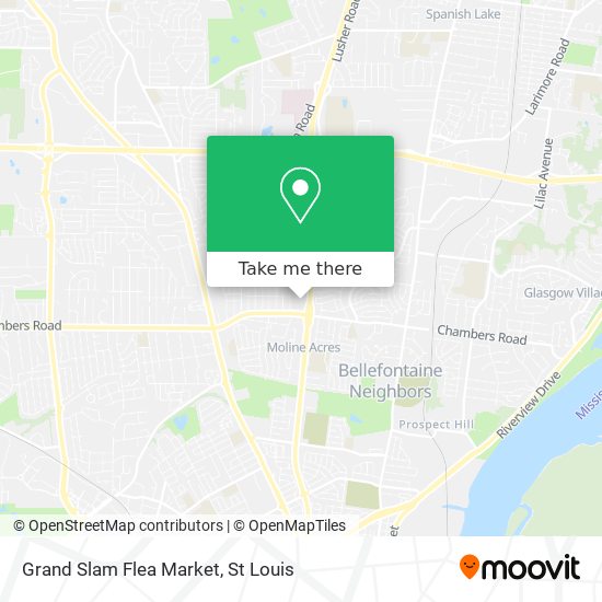 Grand Slam Flea Market map