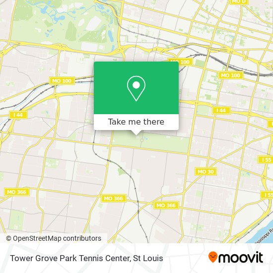 Tower Grove Park Map How To Get To Tower Grove Park Tennis Center In St. Louis By Bus Or Metro?