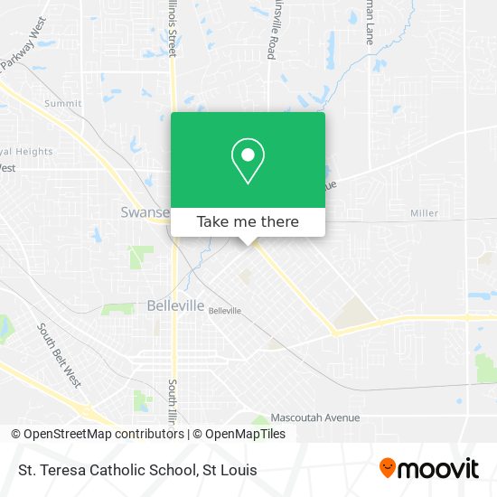 Mapa de St. Teresa Catholic School