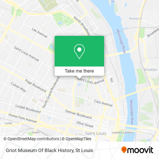 Griot Museum Of Black History map