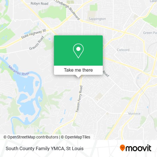 Mapa de South County Family YMCA