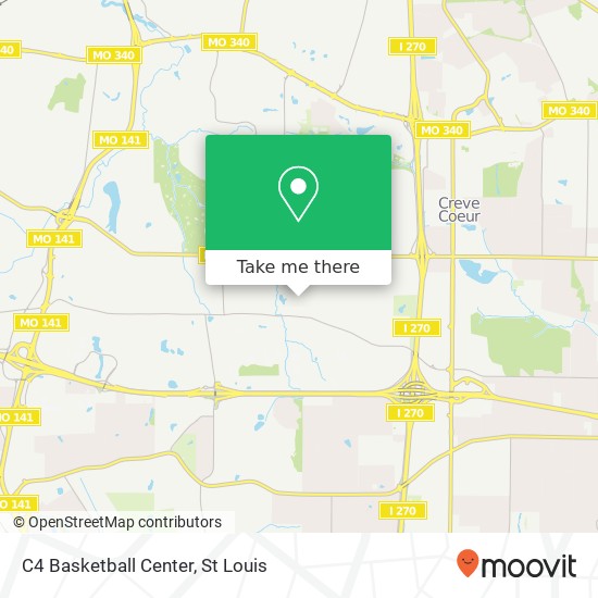 C4 Basketball Center map