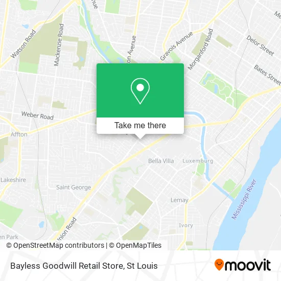 Bayless Goodwill Retail Store map