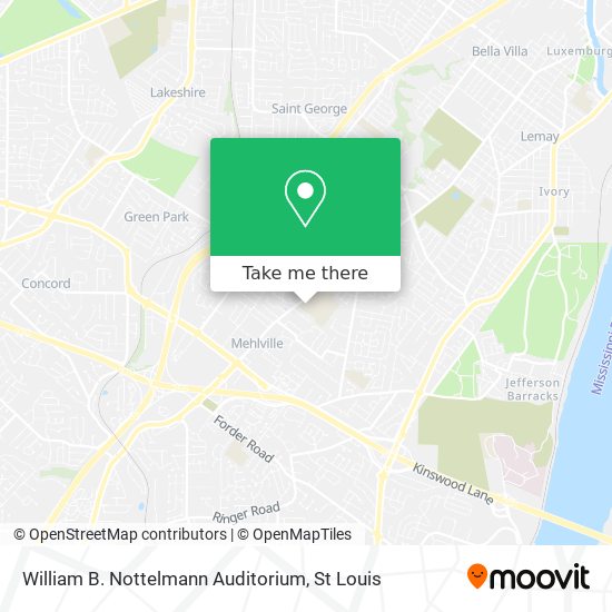 Mapa de William B. Nottelmann Auditorium