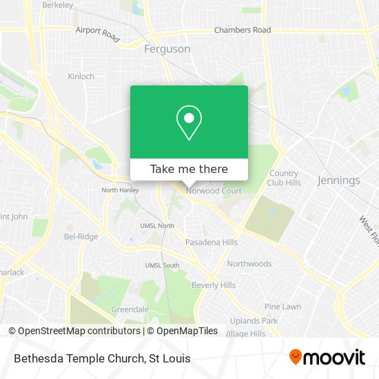 Mapa de Bethesda Temple Church