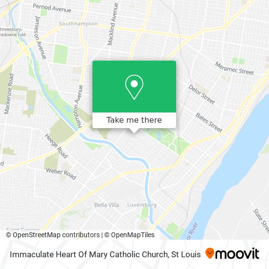 Immaculate Heart Of Mary Catholic Church map