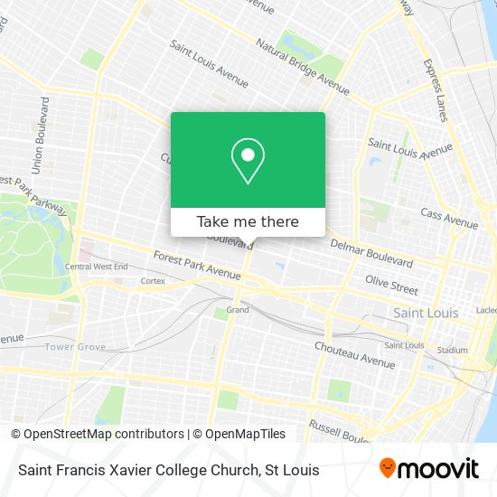 Saint Francis Xavier College Church map