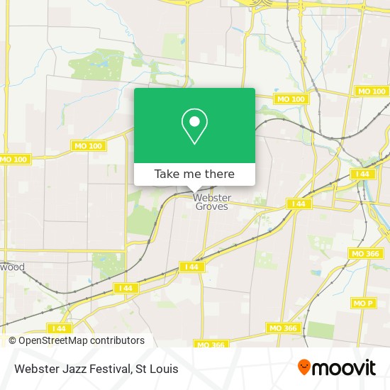 Mapa de Webster Jazz Festival