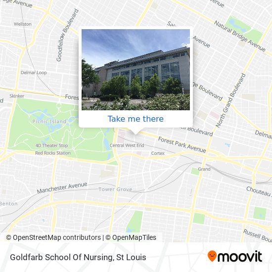 Mapa de Goldfarb School Of Nursing
