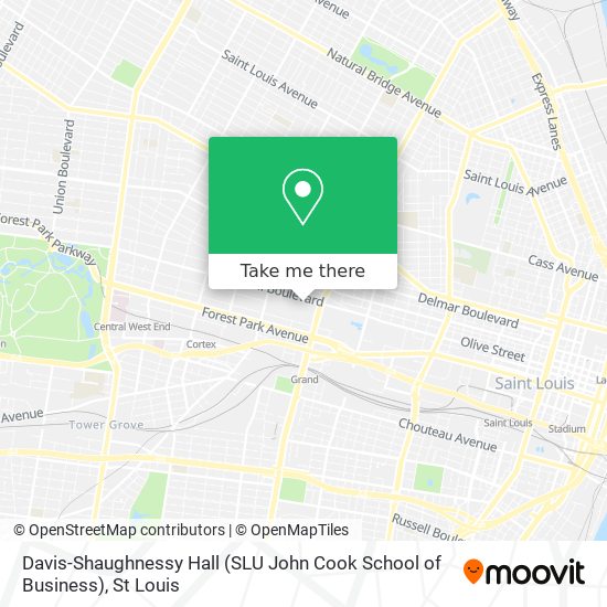 Davis-Shaughnessy Hall (SLU John Cook School of Business) map