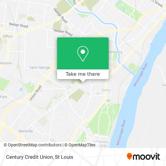 Century Credit Union map