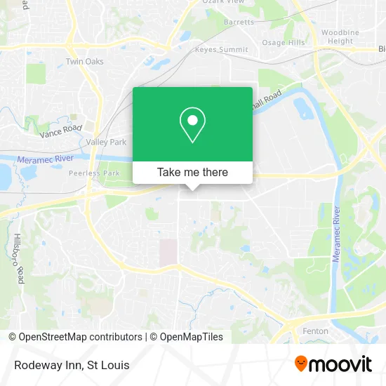 Mapa de Rodeway Inn