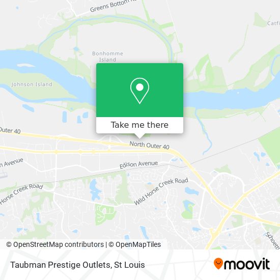 Mapa de Taubman Prestige Outlets
