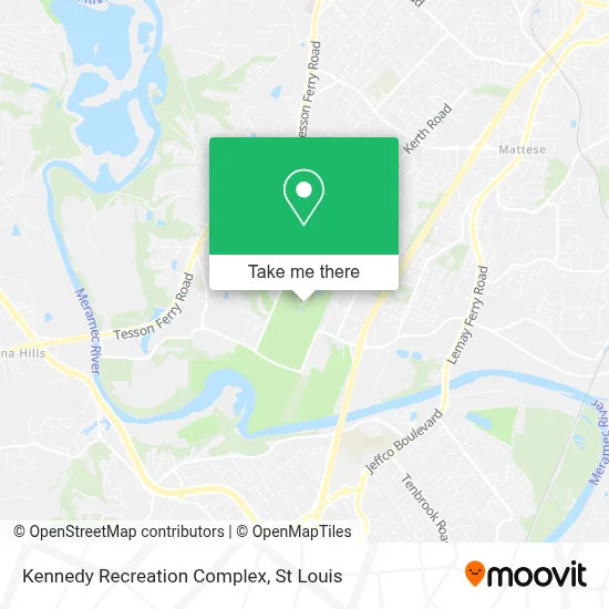 Kennedy Recreation Complex map