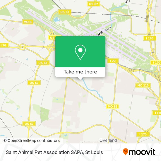 Saint Animal Pet Association SAPA map