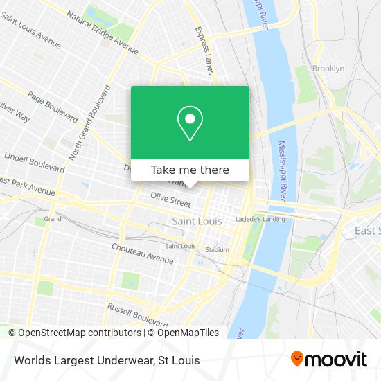 Worlds Largest Underwear map