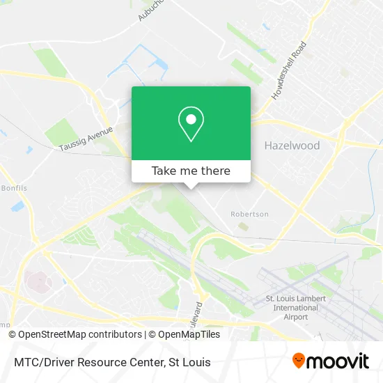 MTC/Driver Resource Center map