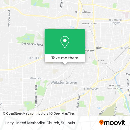 Mapa de Unity United Methodist Church