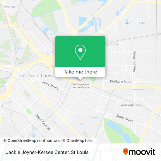 Mapa de Jackie Joyner-Kersee Center