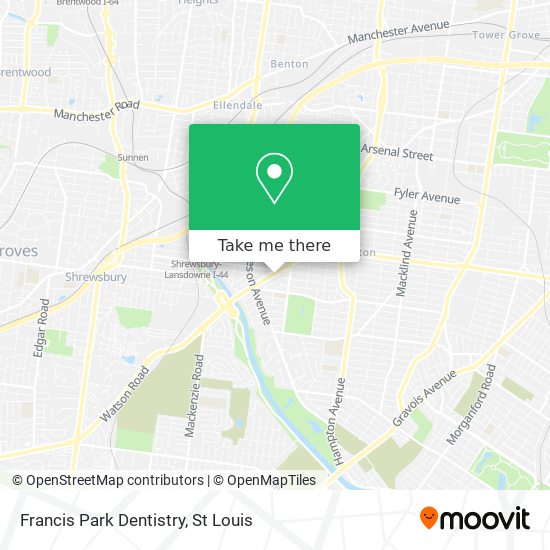 Francis Park Dentistry map