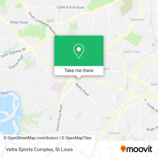 Mapa de Vetta Sports Complex