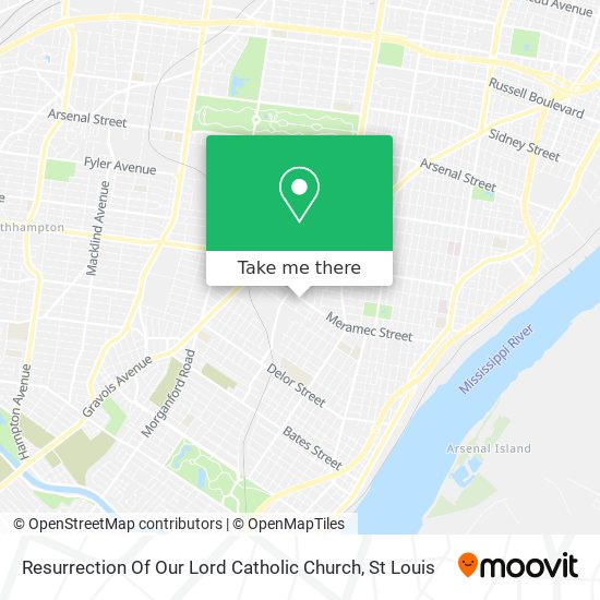 Mapa de Resurrection Of Our Lord Catholic Church
