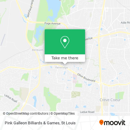Pink Galleon Billiards & Games map