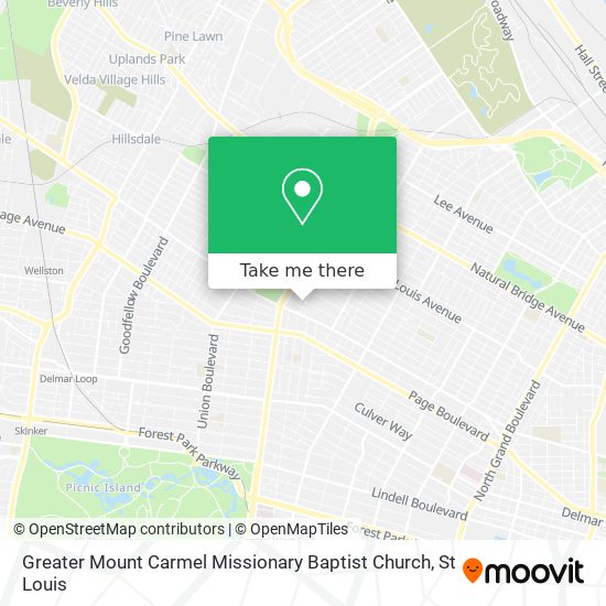 Greater Mount Carmel Missionary Baptist Church map
