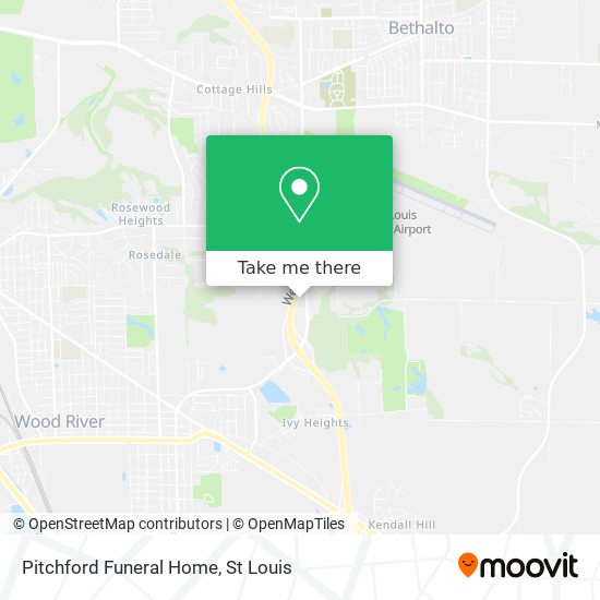 Pitchford Funeral Home map