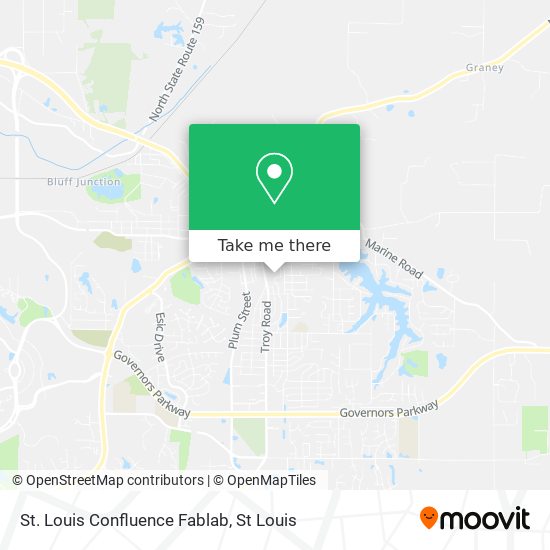 St. Louis Confluence Fablab map