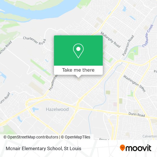 Mcnair Elementary School map