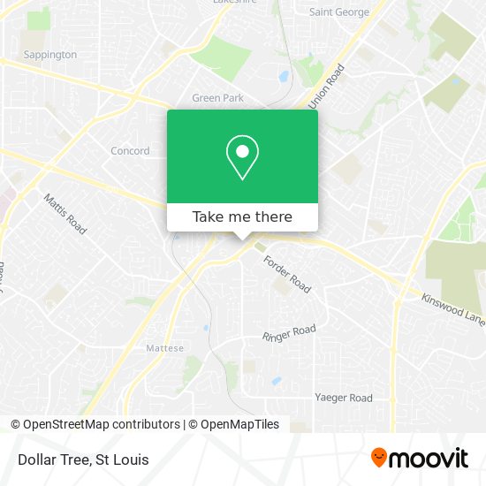 Mapa de Dollar Tree